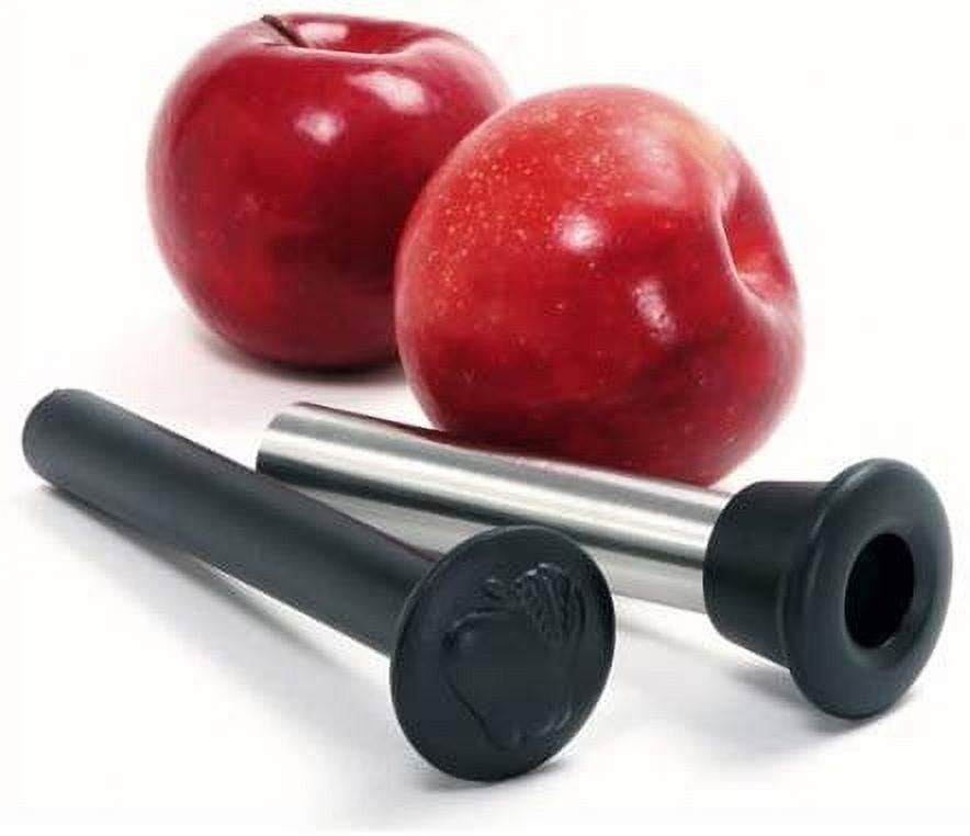 Norpro 5103 Stainless Steel Apple Corer with Plunger