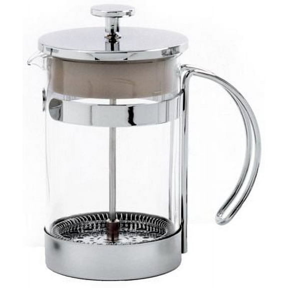 Norpro 5574 French Press Coffee Maker, Glass & Chrome, 25-oz.