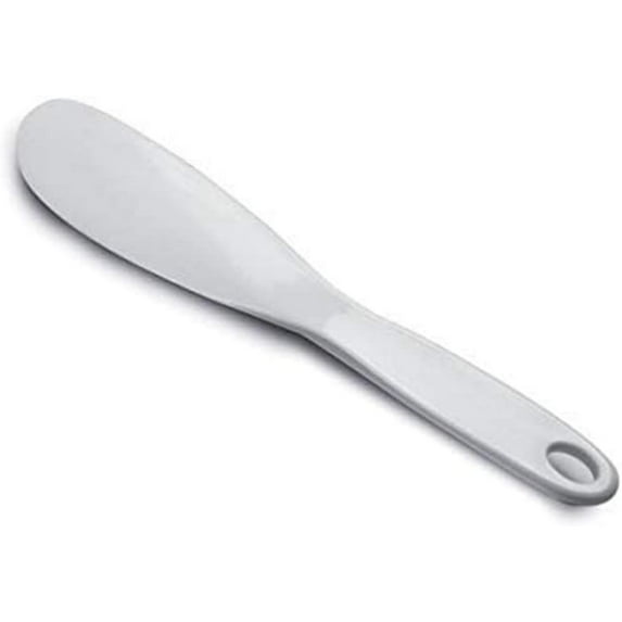 Norpro 7.5" Long Flexible Heat Resistant Nylon Spatula Scraper, White