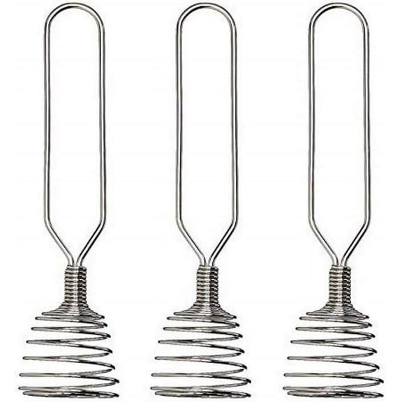 Norpro 7" French Spring Coil Whisk - Wire Whip Cream Egg Beater Gravy Mixer 3 Pack