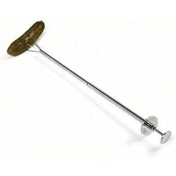 Norpro 8.75" Stainless Steel Pickle Picker Pincher Fork - Olive Pepper Grabber