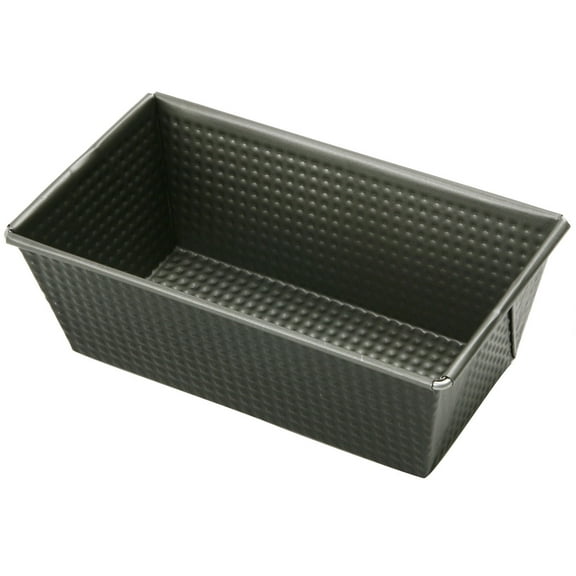 Norpro 8" Heavy Gauge Corrugated Nonstick Bread Pan Square Corner Tapered Side