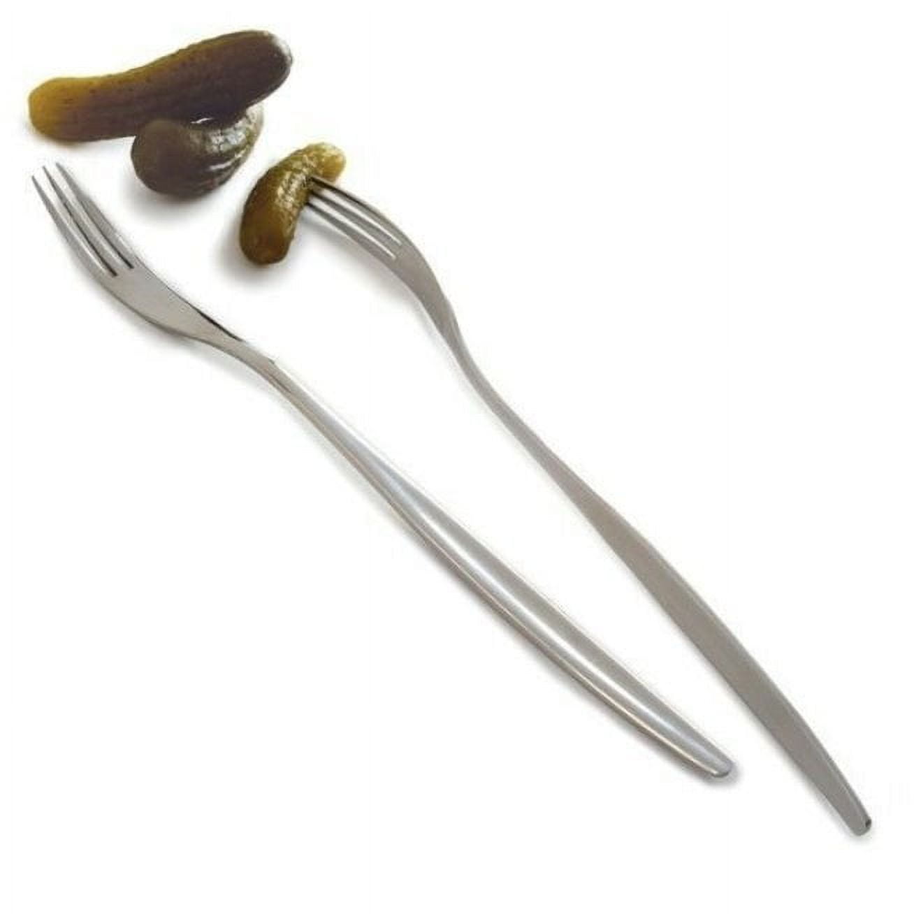 Norpro 8" Long Stainless Steel Pickle Forks Set Olive Onion Cherry