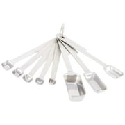 Norpro 8-Piece Stainless Steel Measuring Spoon Set, One Size, Metallic