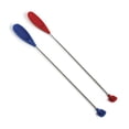 thumbnail image 1 of Norpro 9" Silicone Mini Spatula & Jar Scraper Scoop - Helps Get Every Last Bit - Red and Blue Combo, 1 of 3