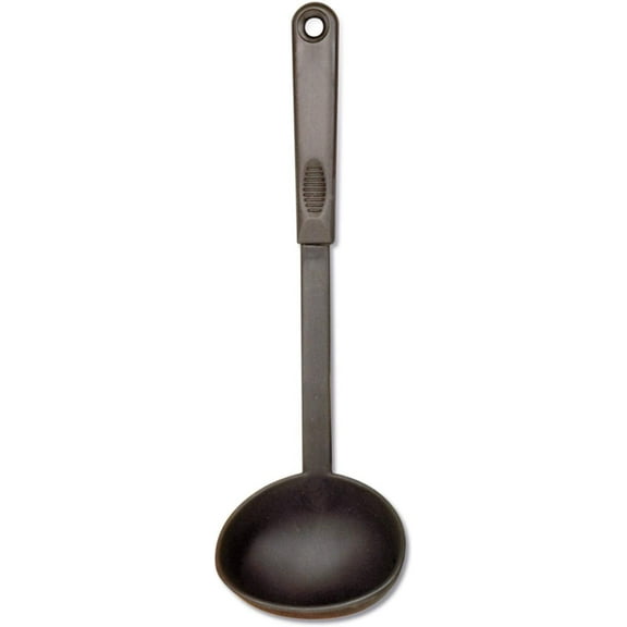 Norpro Nylon Nonstick Kitchen Ladle - Non-Stick, Professional Nylon Ladle - Brown