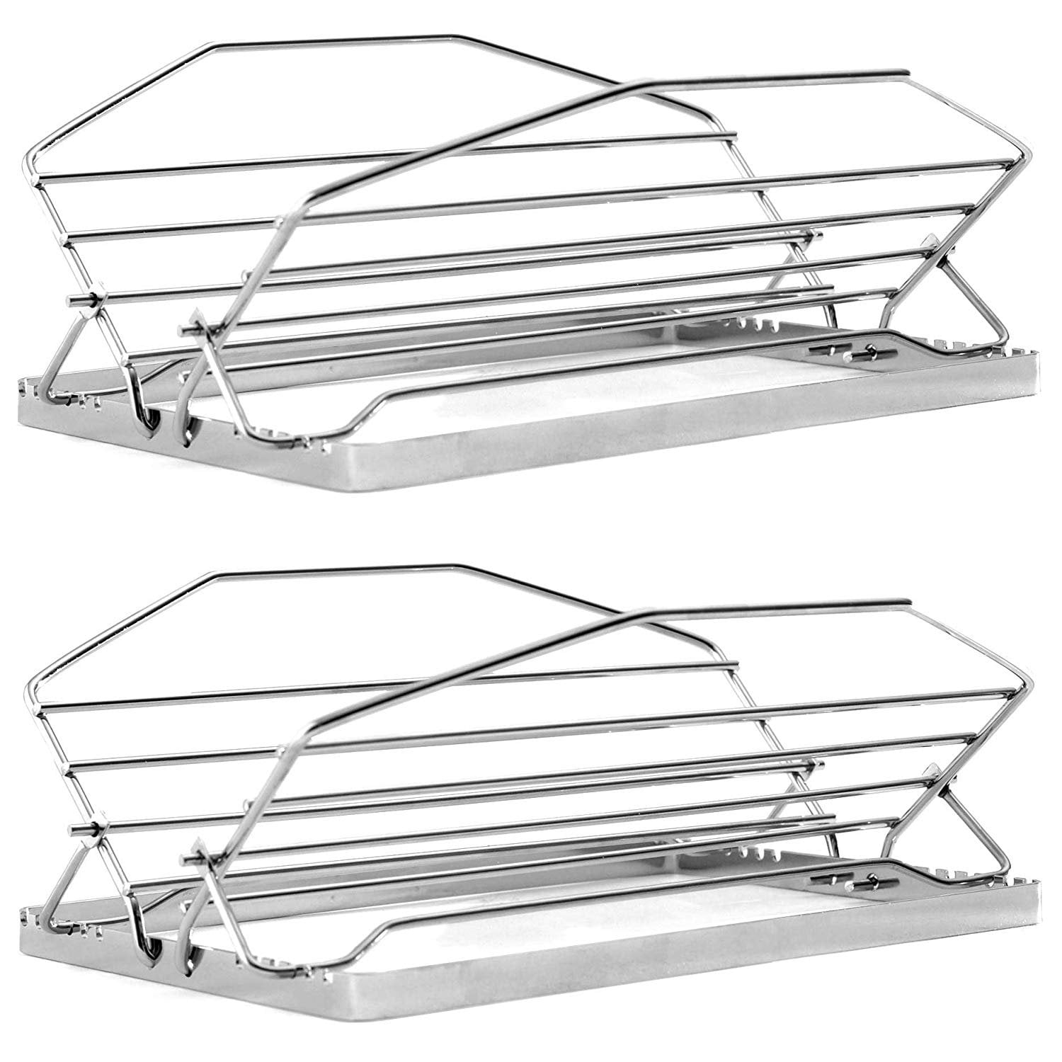 Norpro Adjustable Roasting Rack Heavy Duty, Adjust To 7 Positions 2 ...