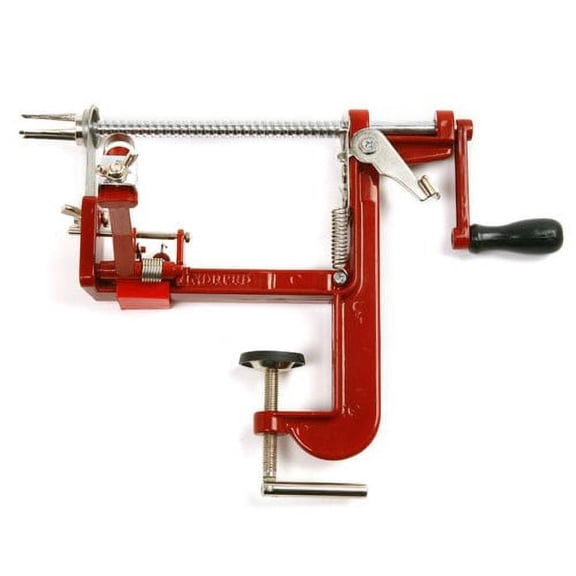 Norpro Apple Peeler, 9.5"L x 1.5"W, Red