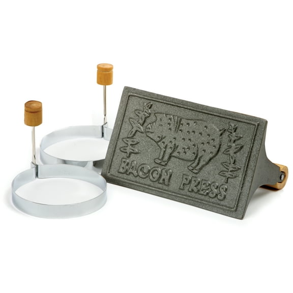 Norpro Bacon Press/Egg Ring Set (2 Pieces)