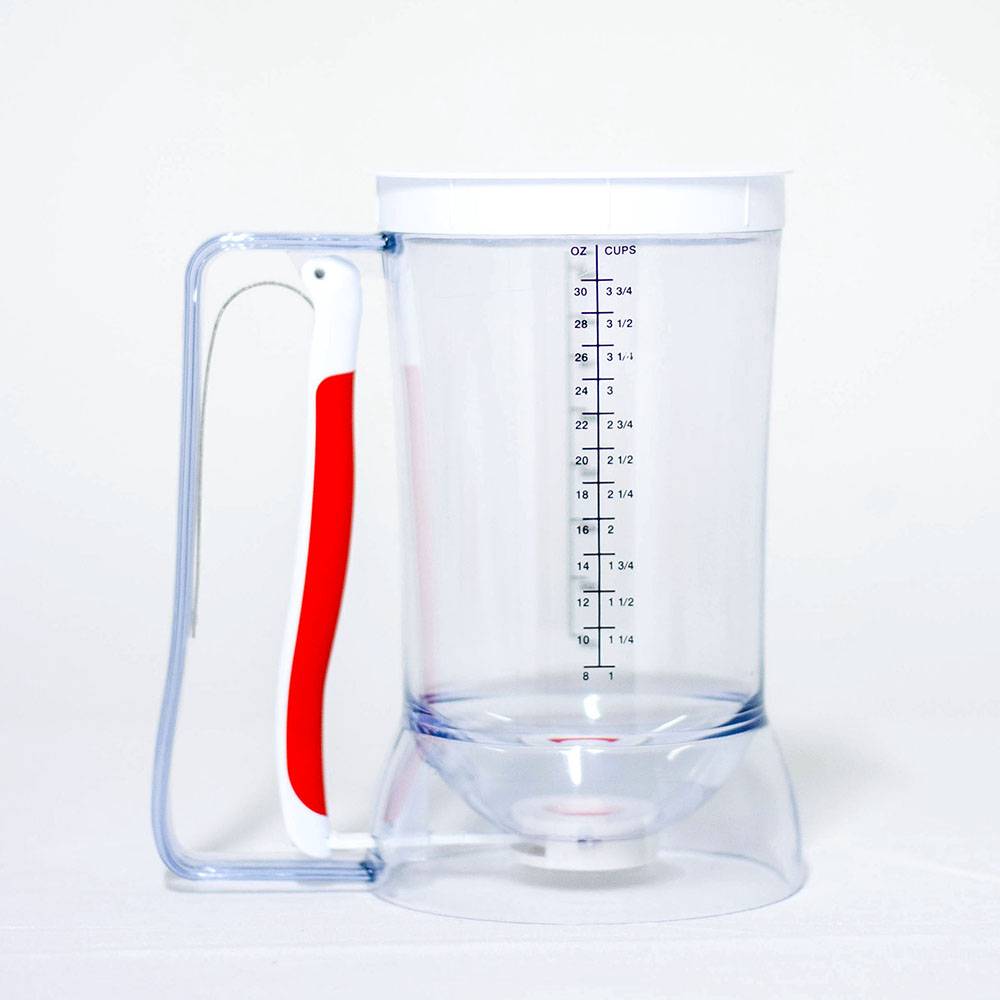 Norpro Batter Dispenser Soft Grip Handle 4 Cups Clear with Measurements - image 1 of 7