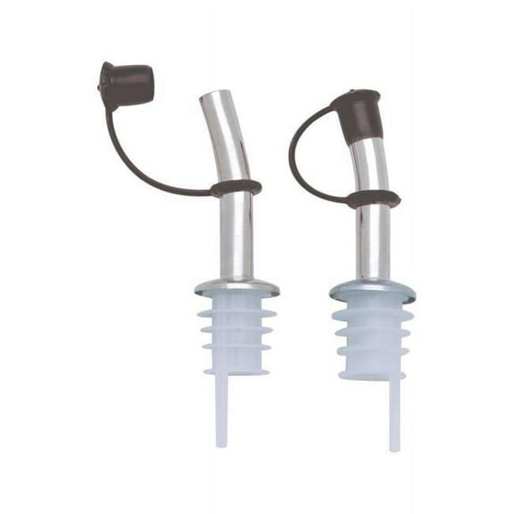 Norpro Bottle Metal Pourers, Silver