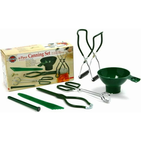 Norpro Canning Set (6 Pieces), Green