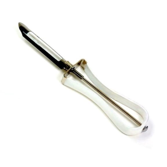 Norpro Classic Non-Slip PVC Coated Handle Stainless Steel Vegetable Peeler