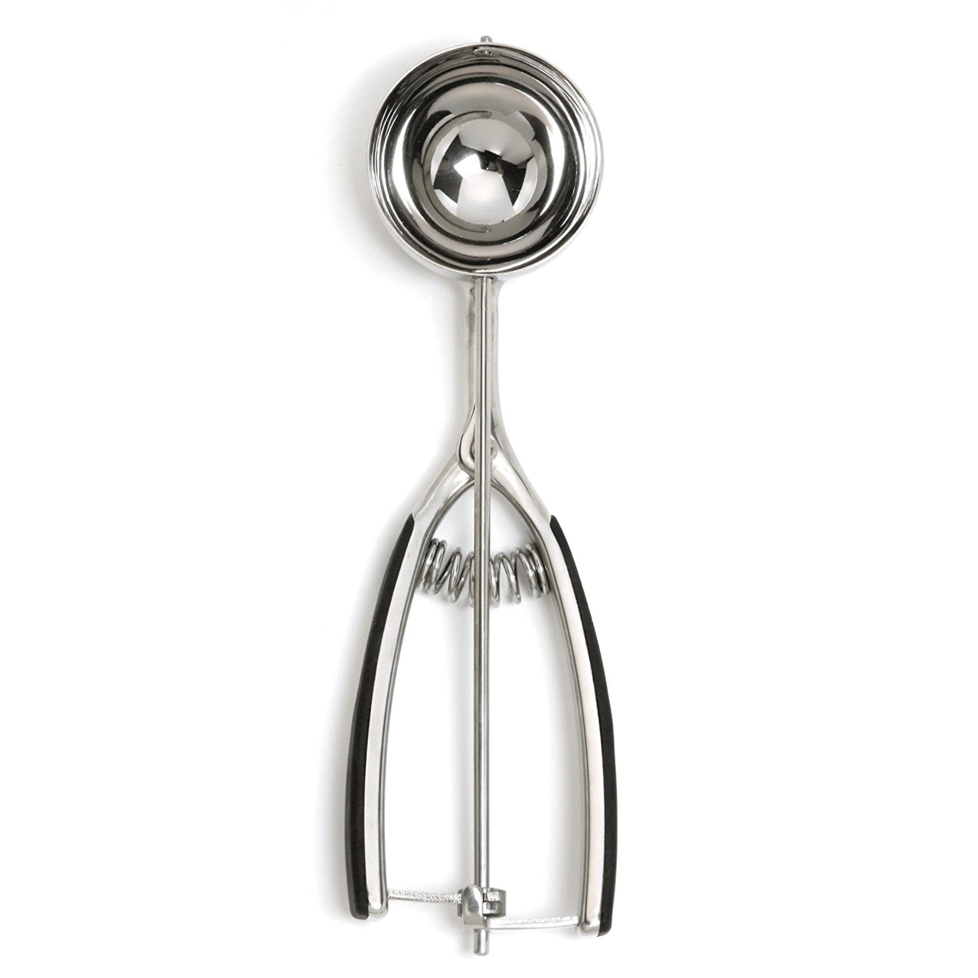 Norpro Grip-EZ Stainless Steel Scoop w/ Santoprene Handle, 8 ¼" - 2 Tbsp