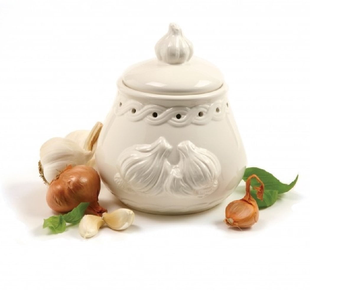 Deluxe Stoneware Garlic Keeper - Thumbnail 2