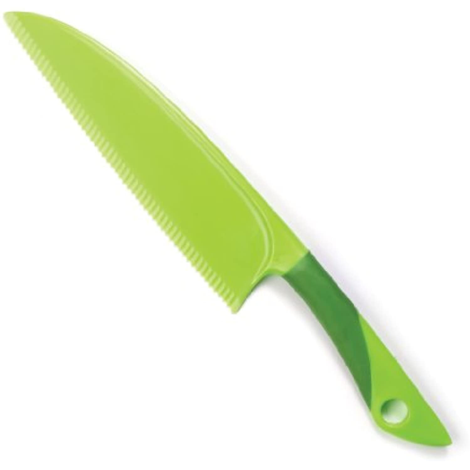 Norpro Plastic Cut Serrated Edge Knife for Fruit, Salads and Vegetables