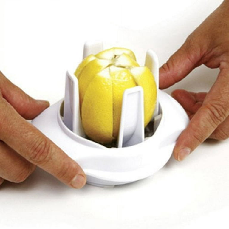 Lemon/Lime Slicer, Fruit Slicer Apple Separator Orange Cutter Enjoy Slices  to Garnish Food Drink Lemon Salt and Tequila