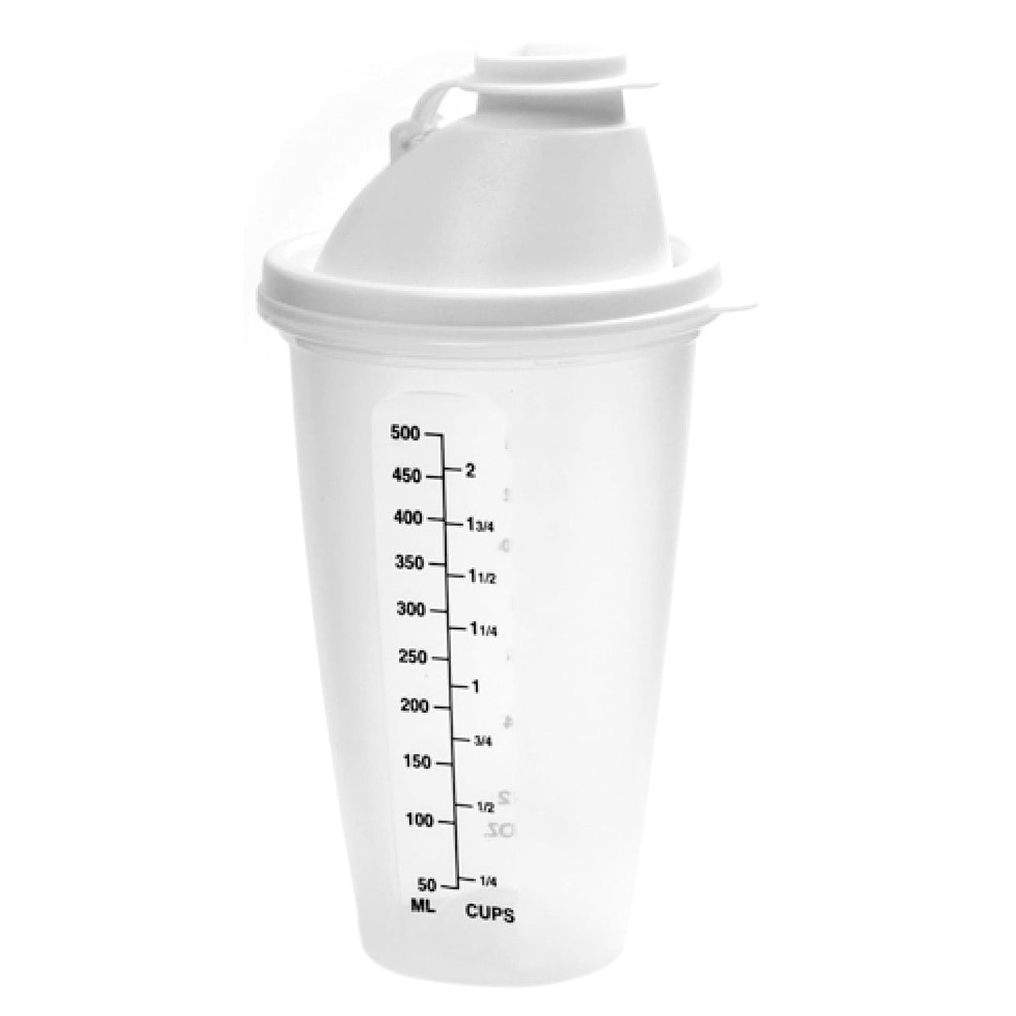 Norpro Plastic Measuring Shaker, 2-Cup, 8 Inch, White