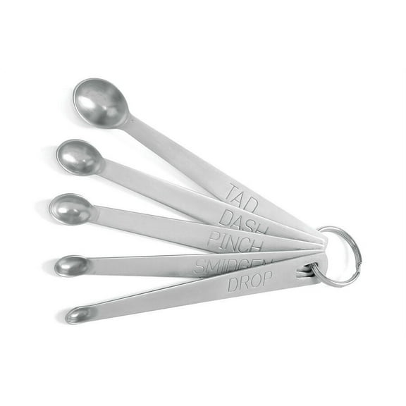 Norpro Measuring Spoons 18/10 Stainless Steel Mini Set 5 Pc Pinch Smidgen Dash