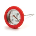 thumbnail image 1 of Norpro Meat Thermometer Stainless Steel Silicone Red Poultry Fish Cooking New, 1 of 3