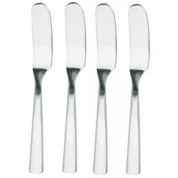 Norpro My Favorite Stainless Steel Spreader Knife - Great for Butter, Cheese and more - 4 Pack