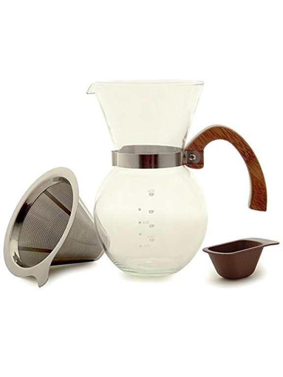 NOR-5588 Pour Over Coffee Mkr with Ss Filter