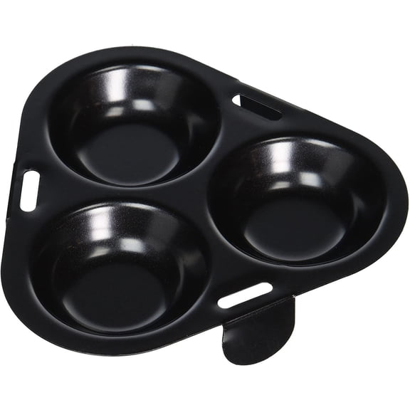 Norpro Nonstick Metal 3 Egg Poacher Pan