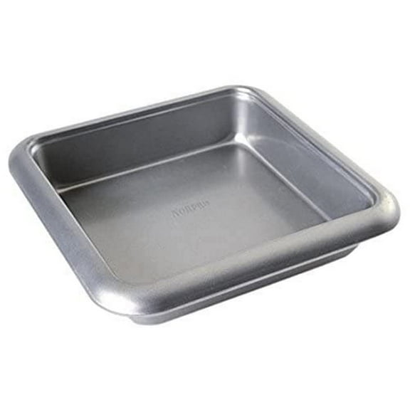 Norpro Nonstick Square Cake Pan, 8-Inch, Grey