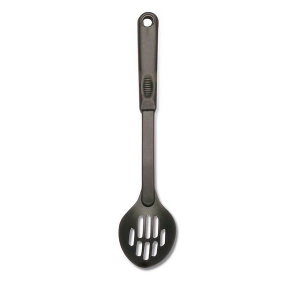 Norpro Nylon 12-Inch Slotted Spoon, 1-Pack, Black