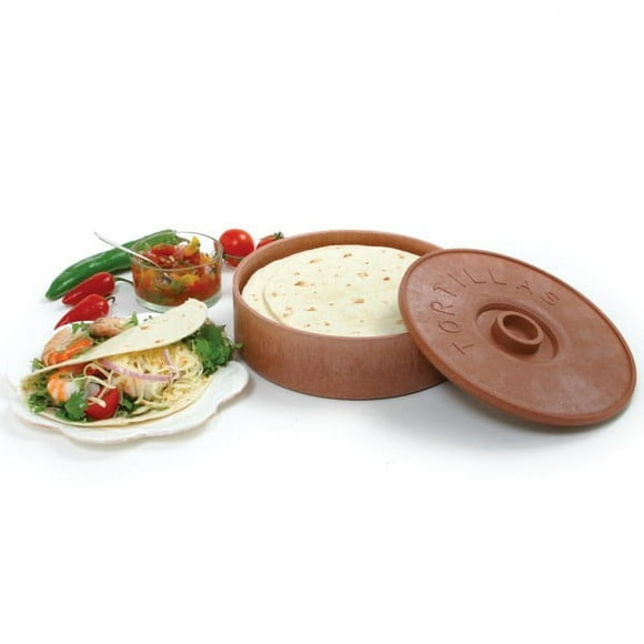 Norpro Pancake Tortilla Waffle Bread Keeper Food Server New Dishwasher Safe