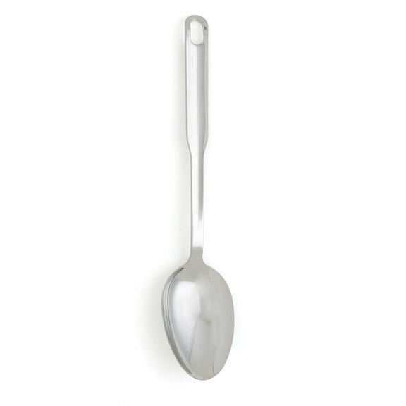 Norpro Polished Stainless Steel Spoon, 12.5-Inch, Silver