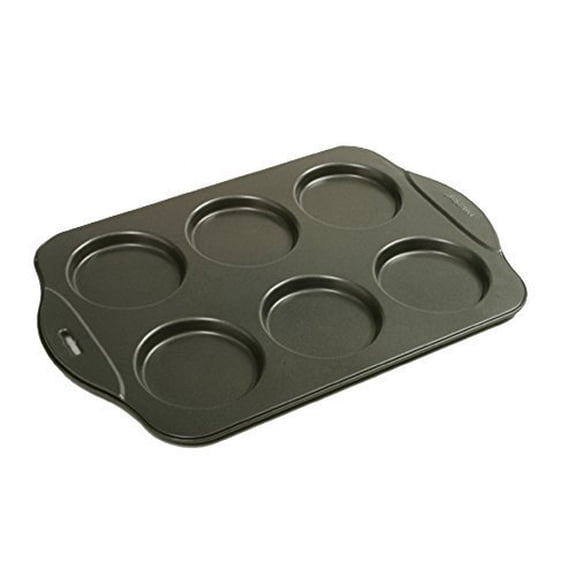 Norpro Puffy Muffin Top Pan Makes 6 Non Stick High Rise Crown 4" Wide .5" Deep