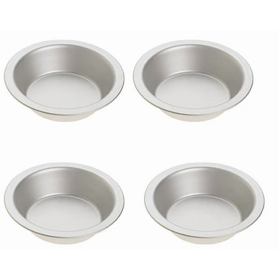 Norpro Set Of 4 Tin Mini Pie Pans, 5 Inch Diameter