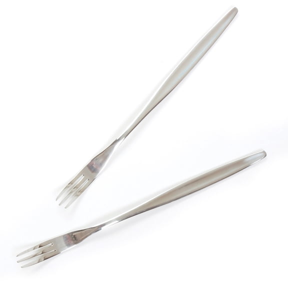 Norpro Stainless Steel Pickle Forks, Set of 2, 8"L x 0.5"W, Silver