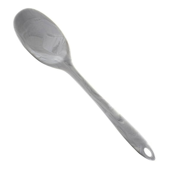 Norpro Silicone Flexible and Durable Gray Marble Spoon 11.25 inch