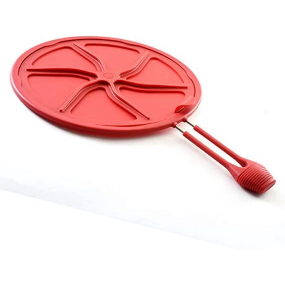 Norpro Silicone Splatter Screen, 11.5-Inch, Red