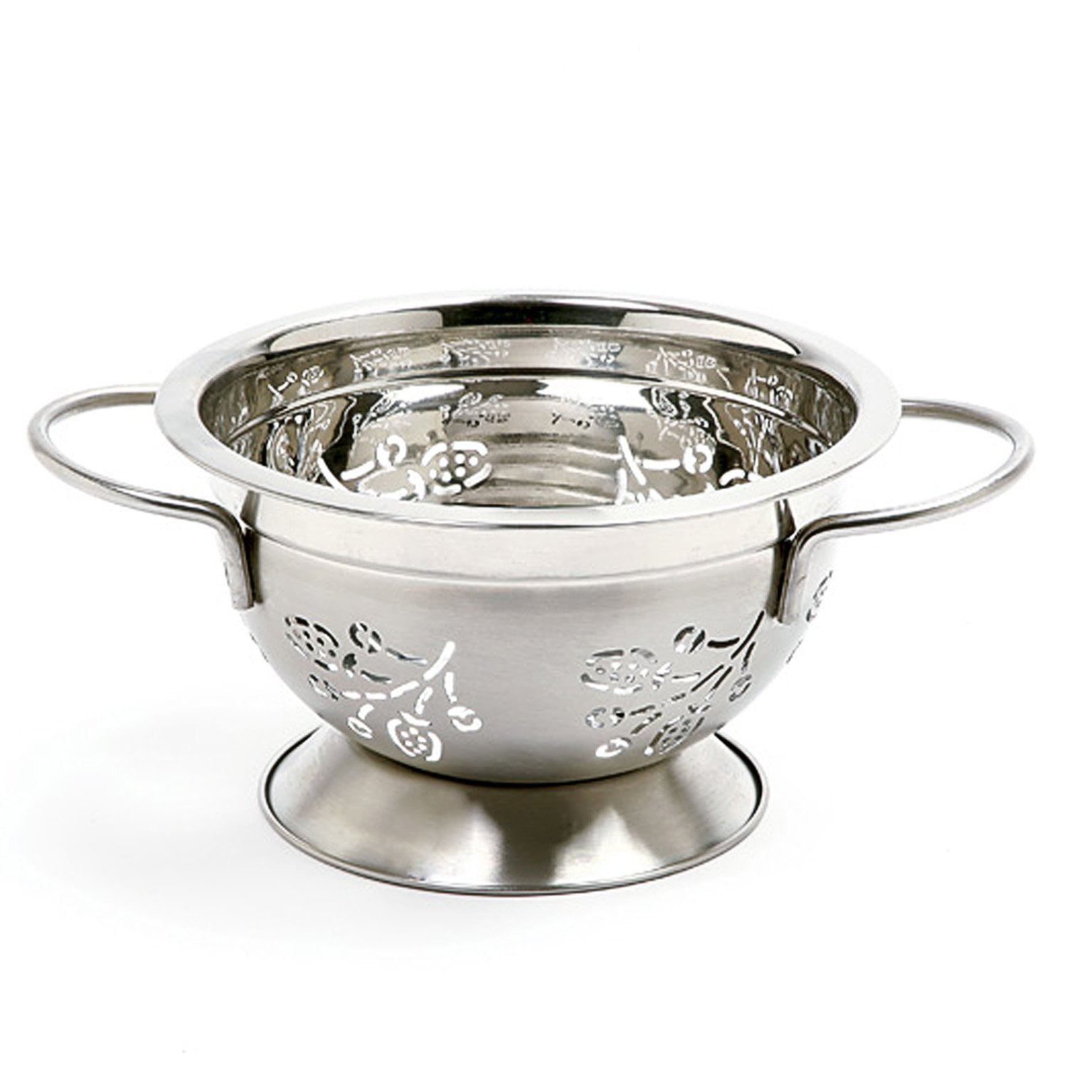 Norpro Silver Stainless Steel Berry Colander, 1.5 Quart