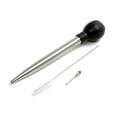 thumbnail image 1 of Norpro Stainless Steel Deluxe Turkey Chicken Baster 3 piece Set Silicone Bulb, 1 of 5