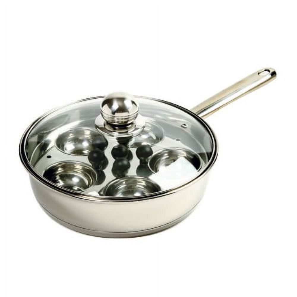 Norpro Stainless Steel Egg Poacher/Skillet Set - Silver