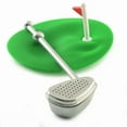 thumbnail image 1 of Norpro Stainless Steel Golf Tea Strainer with Cup Cover / Tea Catcher, 1 of 5