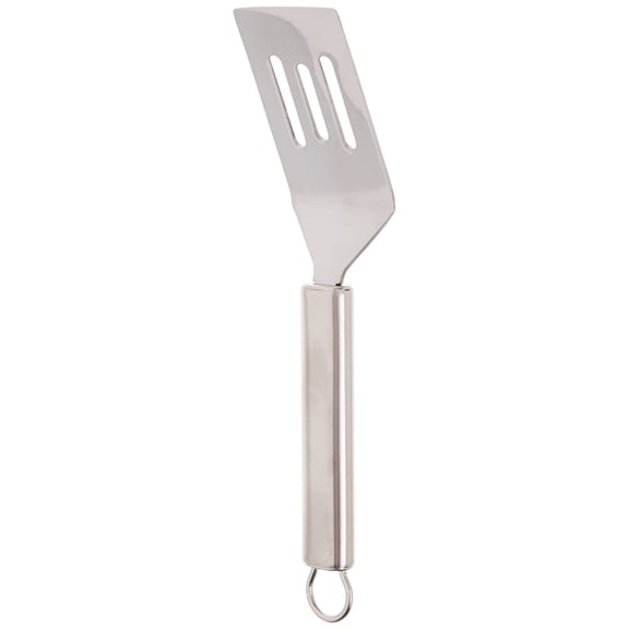 Norpro Stainless Steel Short Slotted Turner, 1-Pack, Silver
