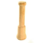Norpro Dual-ended Pastry and Tart Tamper, Hardwood, Brown, 6 in