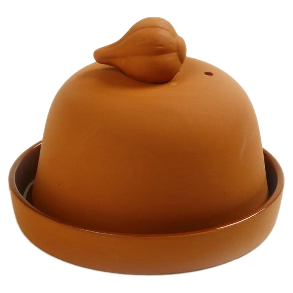 Norpro Terra Cotta Garlic Roaster with Roasting Lid