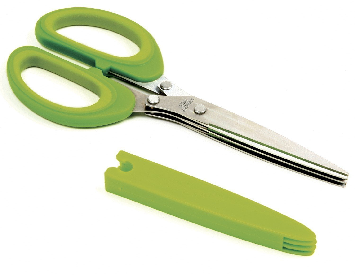 Norpro Triple Blade Herb Scissors, 7.5in/19cm, Green - Walmart.com