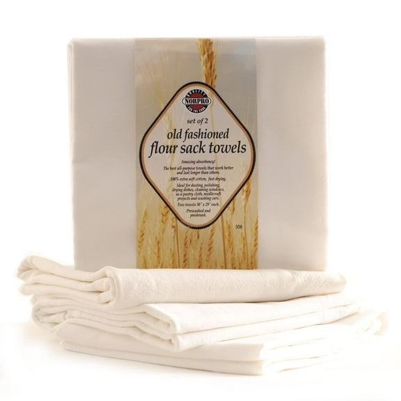 Norpro, White Flour Sack Towels