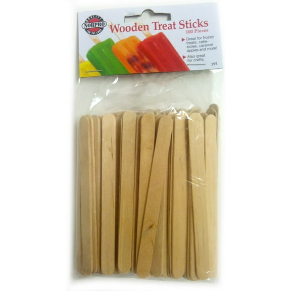 Norpro Wooden Treat Sticks (100 Count)