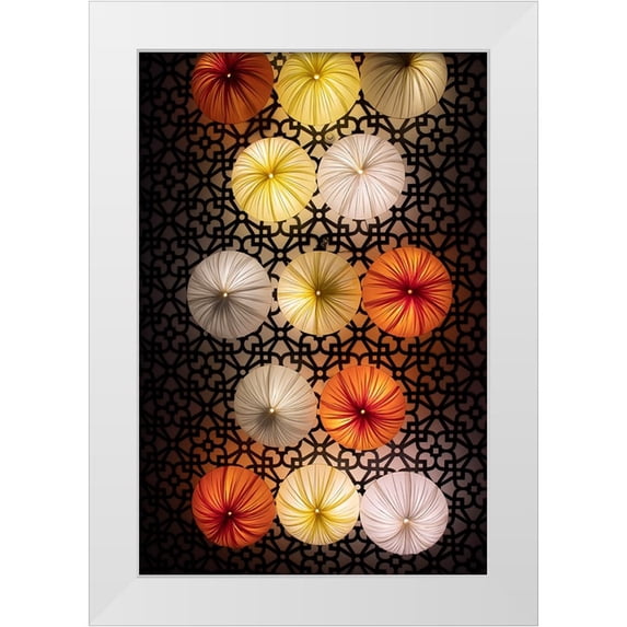 Norring, Tom 23x32 White Modern Wood Framed Museum Art Print Titled - Vietnam-Colorful lamps for sale