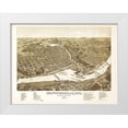 thumbnail image 1 of Norris 18x15 White Modern Wood Framed Museum Art Print Titled - Chippewa Falls Wisconsin - Norris 1886, 1 of 4