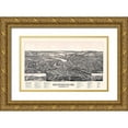 thumbnail image 1 of Norris 32x21 Gold Ornate Wood Framed with Double Matting Museum Art Print Titled - Skowhegan Maine - Norris 1892, 1 of 4