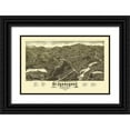 thumbnail image 1 of Norris 32x22 Black Ornate Wood Framed with Double Matting Museum Art Print Titled - Saint Johnsbury Vermont - Norris 1884, 1 of 4